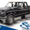 modern classic chrome HD pickup truck turbocharged extended cab toolbox
