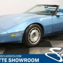 modern classic Vette C4 drop rag top low mileage blue leather Hypertech