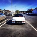 Morning Frost White Honda CR-X SiR JDM H22 Kosei K1 Greddy Tannabe Eibach Momo