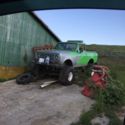 Mud bog swamp truck