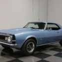 NANTUCKET BLUE ON BLACK &#039;67, 327 V8, AUTO, PWR STEER, R134A A/C, READY TO ROLL!