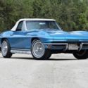 NASSAU BLUE 4-SPD 327/350HP KO WHEELS NICE ROADSTER WITH SIDE PIPES