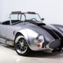 NEW 1965 BACKDRAFT ROADSTER 427 Ford 480HP T5 Silver with BLACK STRIPES RED PINS