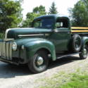 Nice 1947 Ford Pickup Truck With glossy Smooth Paint A Nice Interior Good Driver
