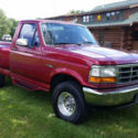 NICE CLEAN 1994 FORD F150 4X4 5 SPD. FLARE SIDE 99% RUST FREE