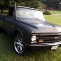 Nice driver Chevy C10 Rat Custom Original straight six 3 speed on the column