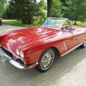 Nice Driver Quality Red on Red 1962 Corvette Roadster-327 Engine with a 4-speed