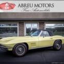 Nice driver quality Sunfire yellow 1967, Corvette Stingray Convertible.