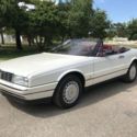 NICE LOW MILES 1987 Cadillac Allante Convertible 41K Pearl/Red DOCUMENTATION