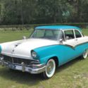 Nice Original Blue and White 1956 Ford 2 Door (1955-1957 FOMOCO Mercury)