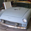 NICE UNRESTORED WEST COAST 1956 THUNDERBIRD. GOOD SOLID BODY AND FRAME