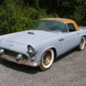NICE UNRESTORED WEST COAST 1956 THUNDERBIRD. GOOD SOLID RUST FREE BODY AND FRAME