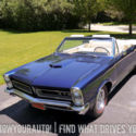 Nightwatch Blue White Convertible Top 1965 Pontiac GTO WS Code 389 Tri-Power Man