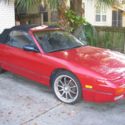 Nissan 240SX SE Convertible AZTEC RED