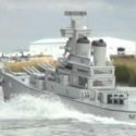 NJ Battleship Replica Jet Drive Working Water Cannon 2 Person