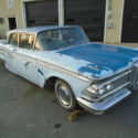 NO RESERVE 1959 EDSEL RANGER 2 DOOR SEDAN 3 SPEED BARN FIND RESTORE OR PARTS