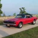 NO RESERVE - 1967 CHEVROLET CAMARO RS RED RALLY SPORT CONVERTIBLE PROTECTO PLATE