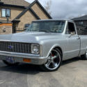 NO RESERVE 1968 CHEVROLET C10 CUSTOM SHORTBOX CORVETTE METALLIC SILVER LOWERED