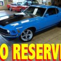 NO RESERVE 1970 Ford Mustang FASTBACK Mach-1 351 SHAKER RESTORED 69 BOSS SHELBY