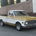 NO RESERVE 1972 CHEVROLET C10 CUSTOM DELUX FACTORY A/C NUMBERS MATCHING 68K MILE