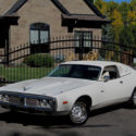 NO RESERVE 1974 DODGE CHARGER 383 MAGNUM 24291 ACTUAL MILES TRIPLE WHITE MOPAR