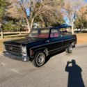 NO RESERVE 1979 CHEVROLET SILVERADO BIG 10 SHORTBED BLACK WITH RED INTERIOR