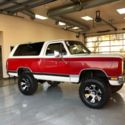 NO RESERVE 1984 DODGE RAMCHARGER NUMBERS MATCHING RUNS AND DRIVES 4X4