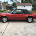 NO RESERVE! 1984 Ford Mustang GT Convertible 71000 Miles Red Convertible 5.0 V8