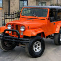 NO RESERVE 1984 JEEP CJ7 CUSTOM 4X4 CORVETTE ATMOMIC ORANGE METALLIC 350 5 SPEED