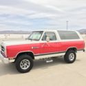 NO RESERVE 1986 DODGE RAM CHARGER 150 5.9 4X4 77K ORG MILES TURN KEY DRIVER