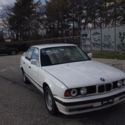 NO RESERVE 1989 BMW 535i, AUTOMATIC, WHITE on BLACK, ALL ORIGINAL