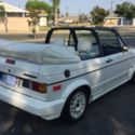 NO RESERVE - 1989 VW CABRIOLET KARMANN EDITION-TRIPLE WHITE-MANUAL-EXCELLENT