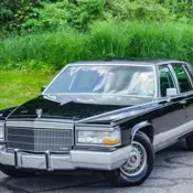 NO RESERVE 1991 CADILLAC FLEETWOOD BROUGHAM 5.0L V8 TRIPPLE BLACK LOW MILES