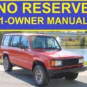 NO RESERVE 1991 ISUZU TROOPER 2 MANUAL 4X4 1-OWNER MUST SEE!! 92 93 90 94 95 96