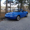 NO RESERVE!! 1993 Mazda Miata, Mariner Blue, Auto, Runs Great, Summer Fun!