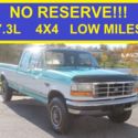 NO RESERVE 1994 FORD F250 7.3L DIESEL 4X4 EX F150 F250 F350 CUMMINS DURAMAX 95