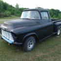 NO RESERVE! 55 Trifive 3100 Shortbed Pickup Truck 350/350 Disc Lots $ Invested.