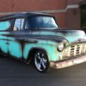 NO RESERVE 56 CHEVROLET 396 BIG BLOCK 3100 PANEL DELIVERY SHOP TRUCK PATINA C10
