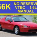 NO RESERVE 66K 1994 HONDA CIVIC DEL SOL VTEC MANUAL 1.6L SUPER CLEAN!! LOOK!!!