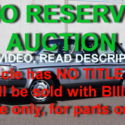 NO RESERVE NO TITLE FOR PARTS ONLY 5-SPEED MANUAL PLEASE SEE YOUTUBE VIDEO