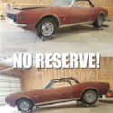 NO RESERVE! #s Match RS/SS 350/295HP Convertible All Original! 12 Bolt Tilt PS