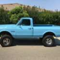 **NO RUST** 1972 Blue Chevy 1/2 ton fleet side 4x4 Short Bed