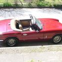 NR Classic Sports Car 1976 Red British Triumph Spitfire 1500 2 Door Convertable