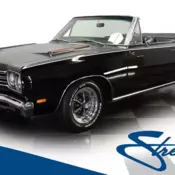 NUMBERS MATCHING 383 V8 4 SPEED MANUAL FACTORY TRIPLE BLACK POWER STEERING & BRA