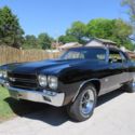 Nut & Bolt Frame Off Restored Triple Black 70 Chevelle SS454 4 Speed Convertible