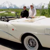 Off White 1954 Buick Century Convertible