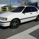 old school 1993 toyota tercel DX 4 doors