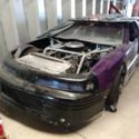 Oldsmobile body asphalt race car