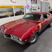 Oldsmobile Cutlass Red with 72,697 Miles, for sale!