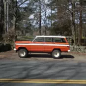 Omaha Orange with Custom interior and Lift Kit One of a Kind FSJ Restored